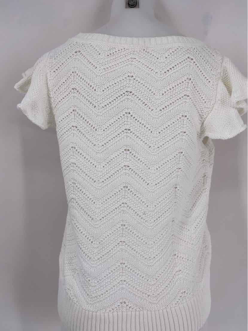 Size L SOFT SURROUNDINGS Ivory Knit Shirt