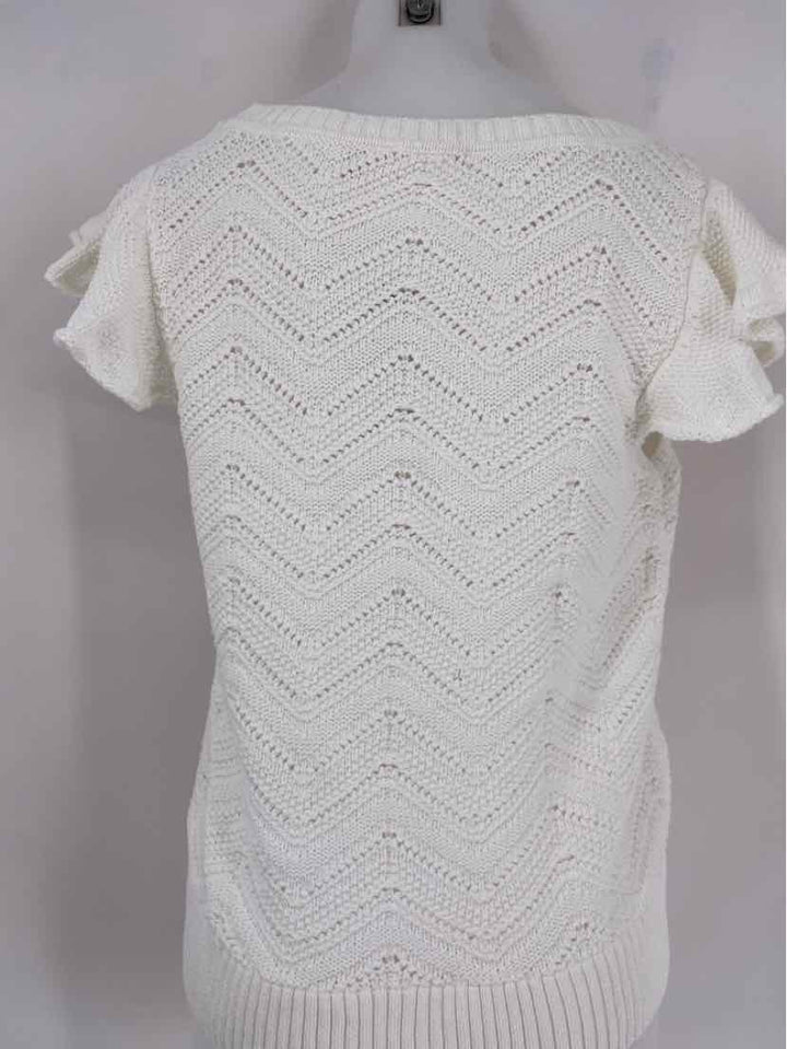 Size L SOFT SURROUNDINGS Ivory Knit Shirt