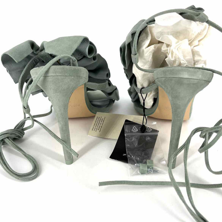 Shoe Size 41 ZARA Sage Leather Sandals