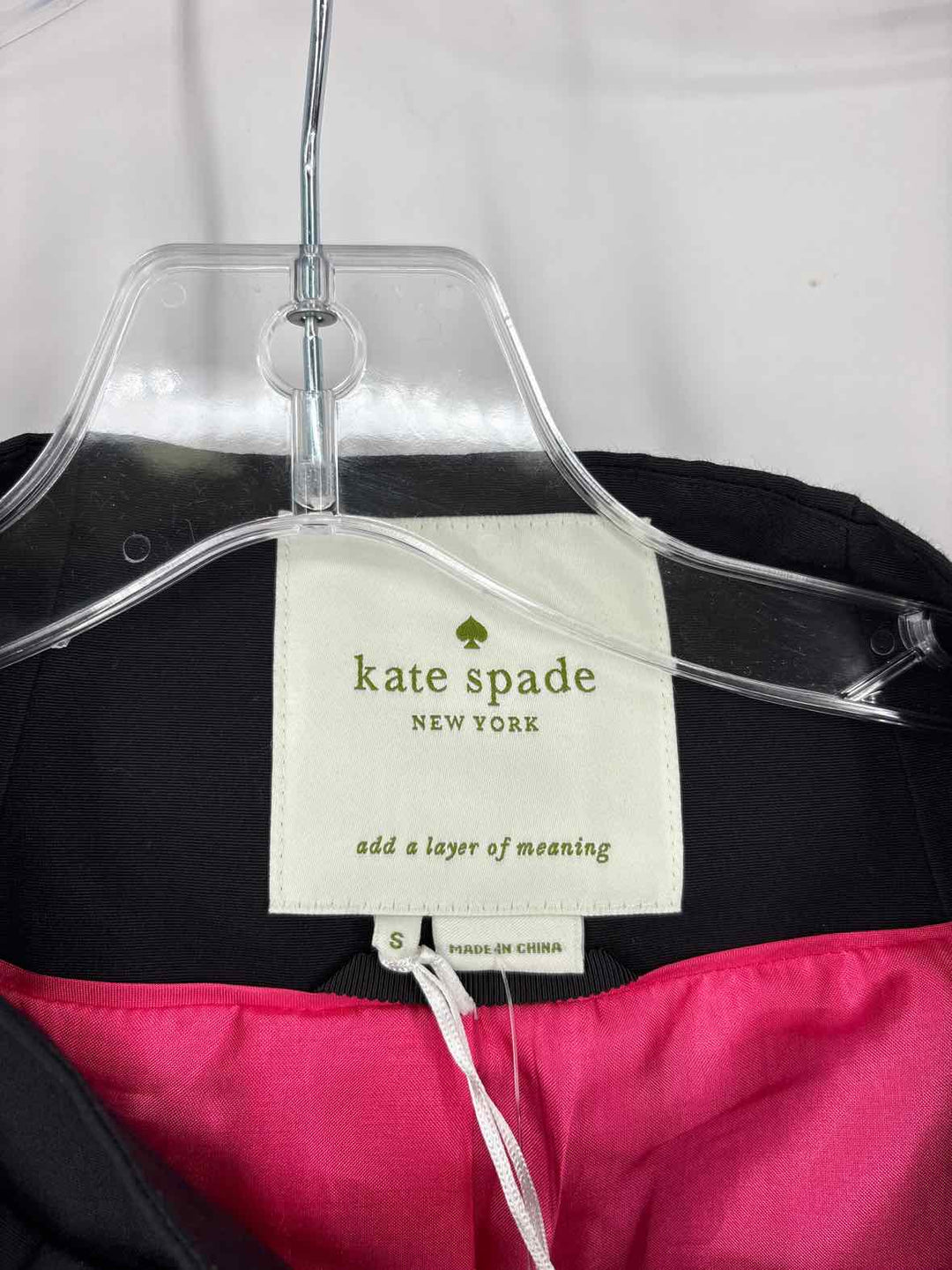 Size S Kate Spade Black Jacket