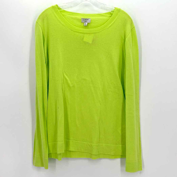 Size XL J Crew Lime Green Cardigan