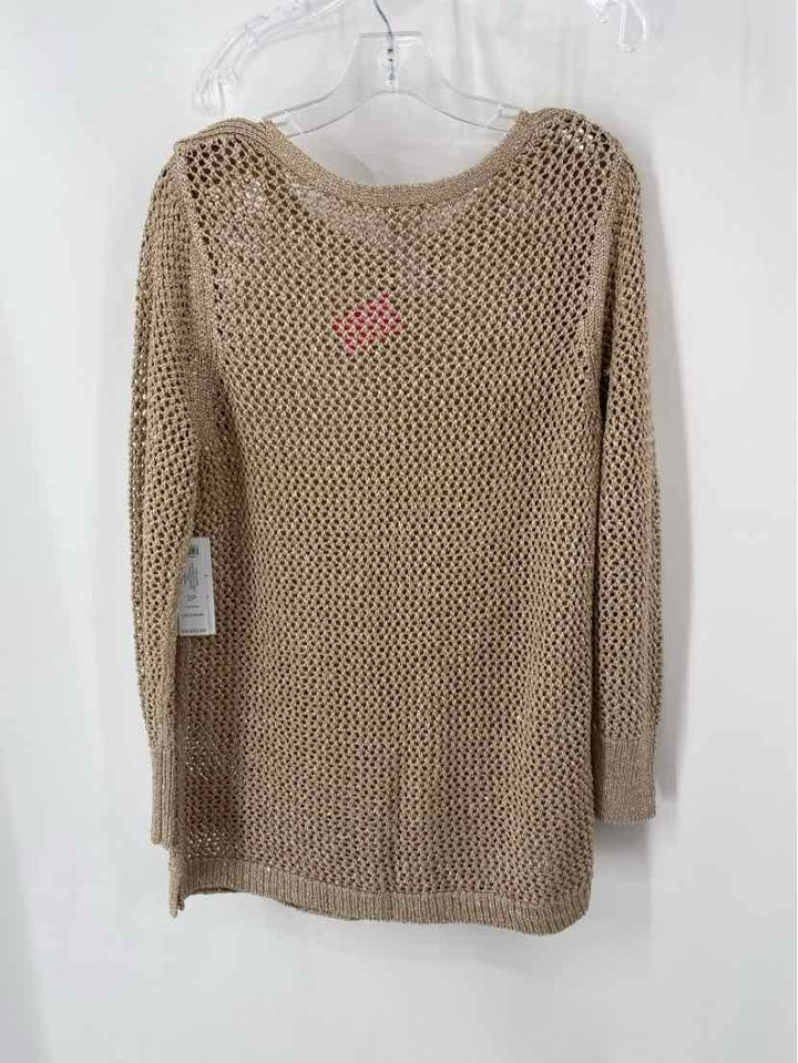 Size L Chico's Gold Sweater