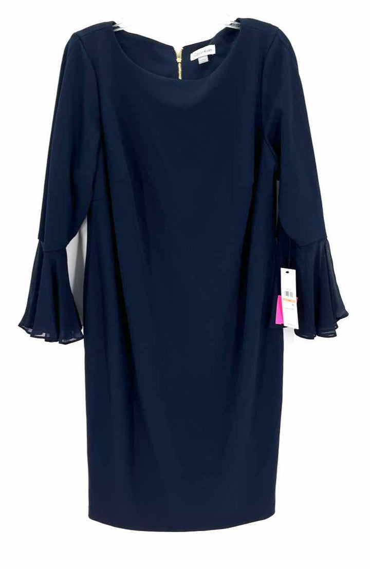 Size 14 Calvin Klein Navy Dress