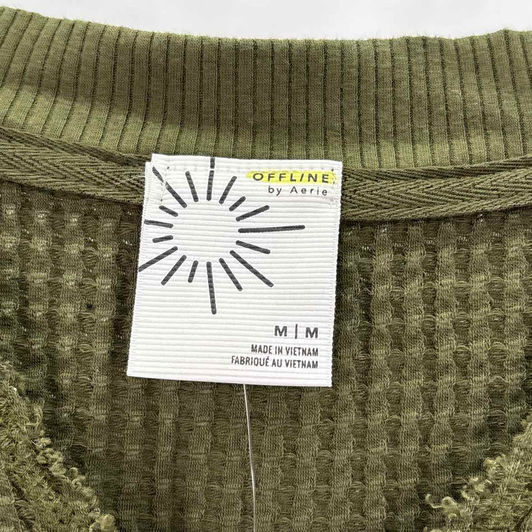 Size M AERIE Green Shirt