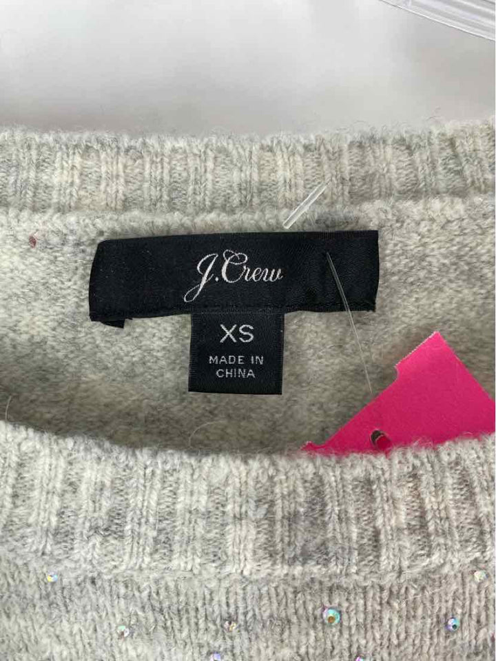 Size XS J Crew Gray Sweater