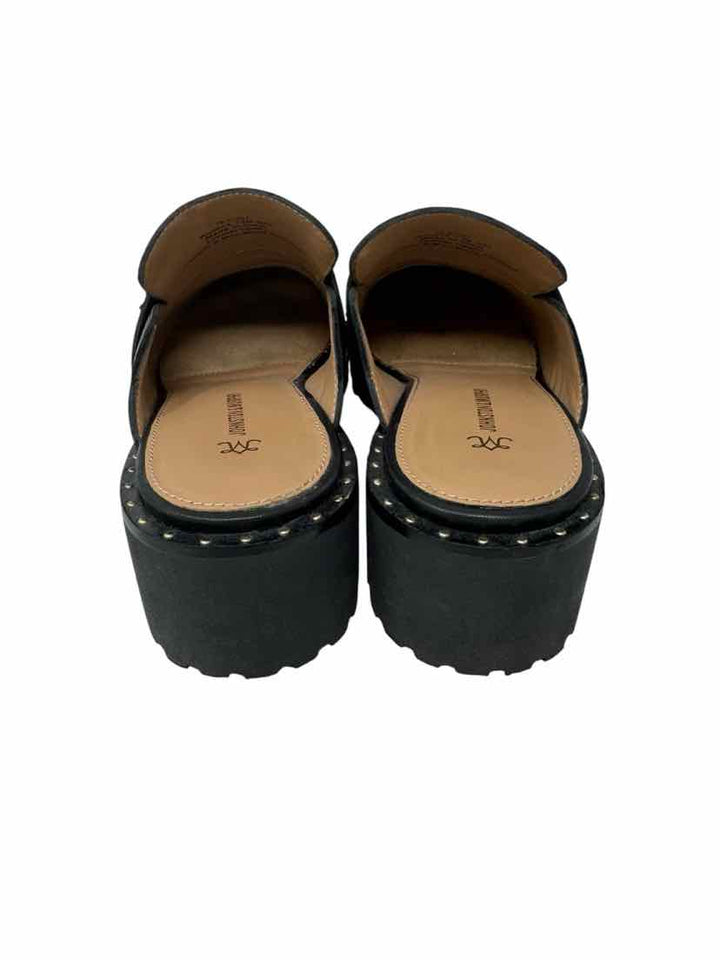 Shoe Size 7.5 JOHNSTON & MURPHY Black Mules