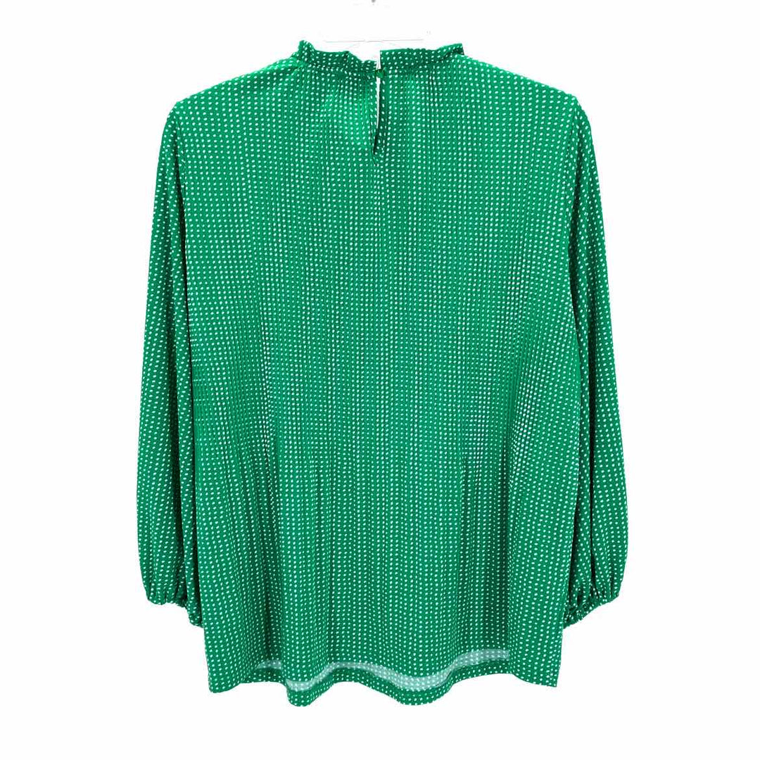Size M Adrianna Papell Green Shirt