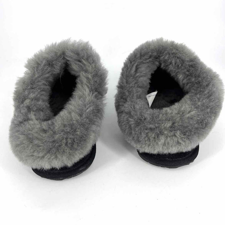 Shoe Size 7 Ugg Black Suede Slippers