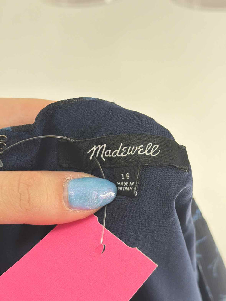 Size 14 MADEWELL Blue Dress