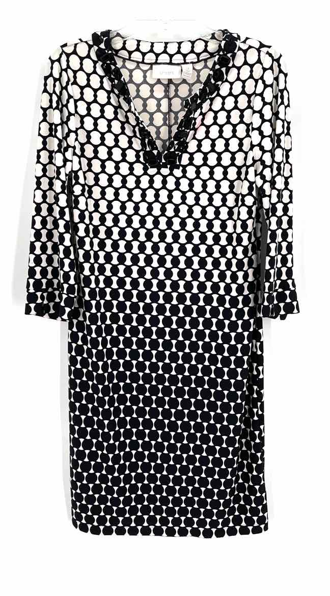 Size S Chico's Black/White Dress