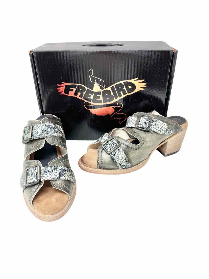 Shoe Size 8 FREEBIRD Olive Leather Boots