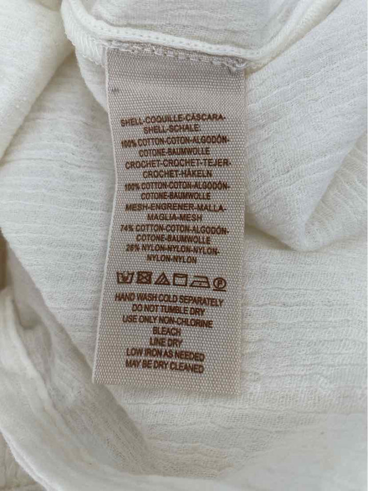 Size S FREE PEOPLE Ivory Shirt