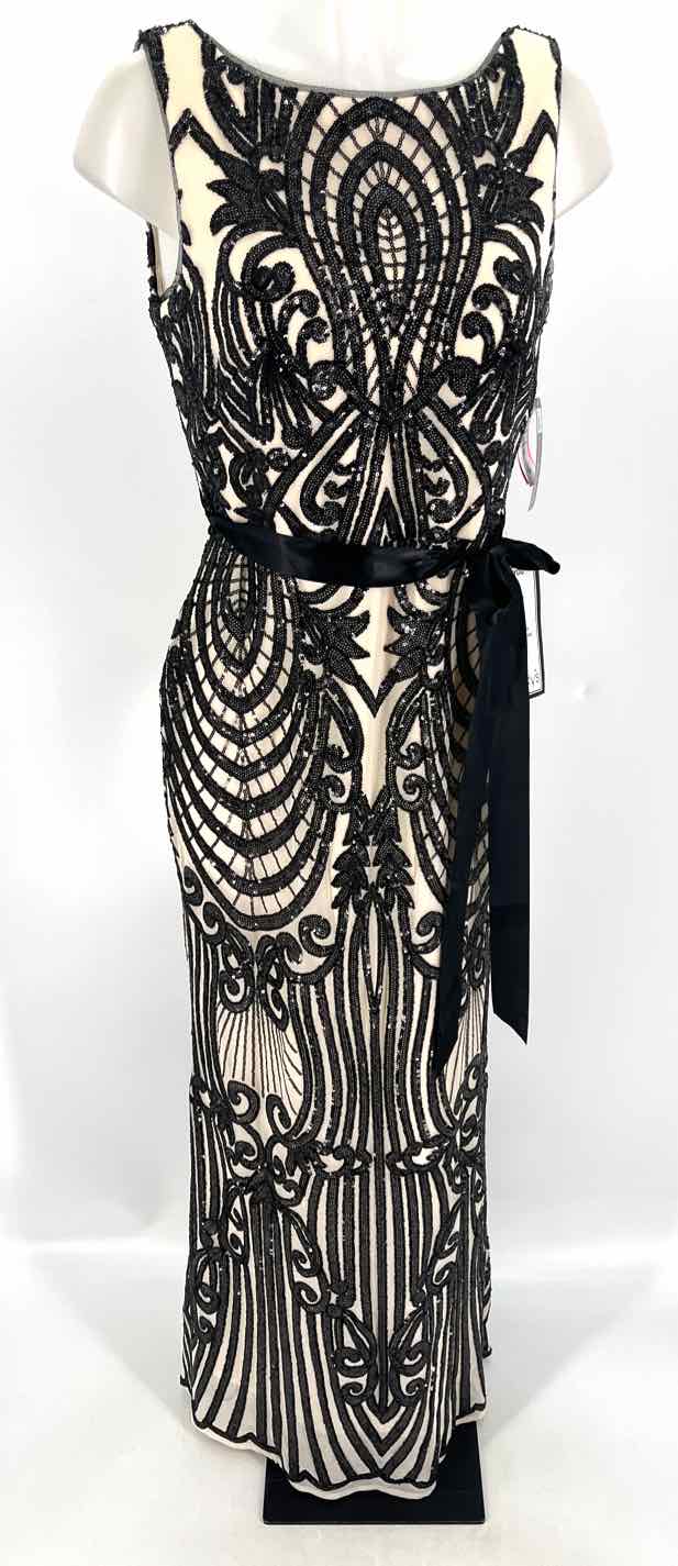 Size 6 R&M RICHARDS Multi-Color Dress