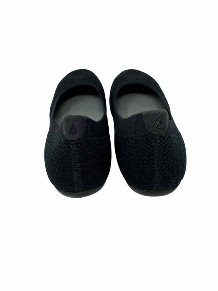 Shoe Size 8 ALL BIRDS Black Knit Flats