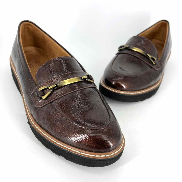 Shoe Size 8 Naturalizer Brown PATENT Loafers