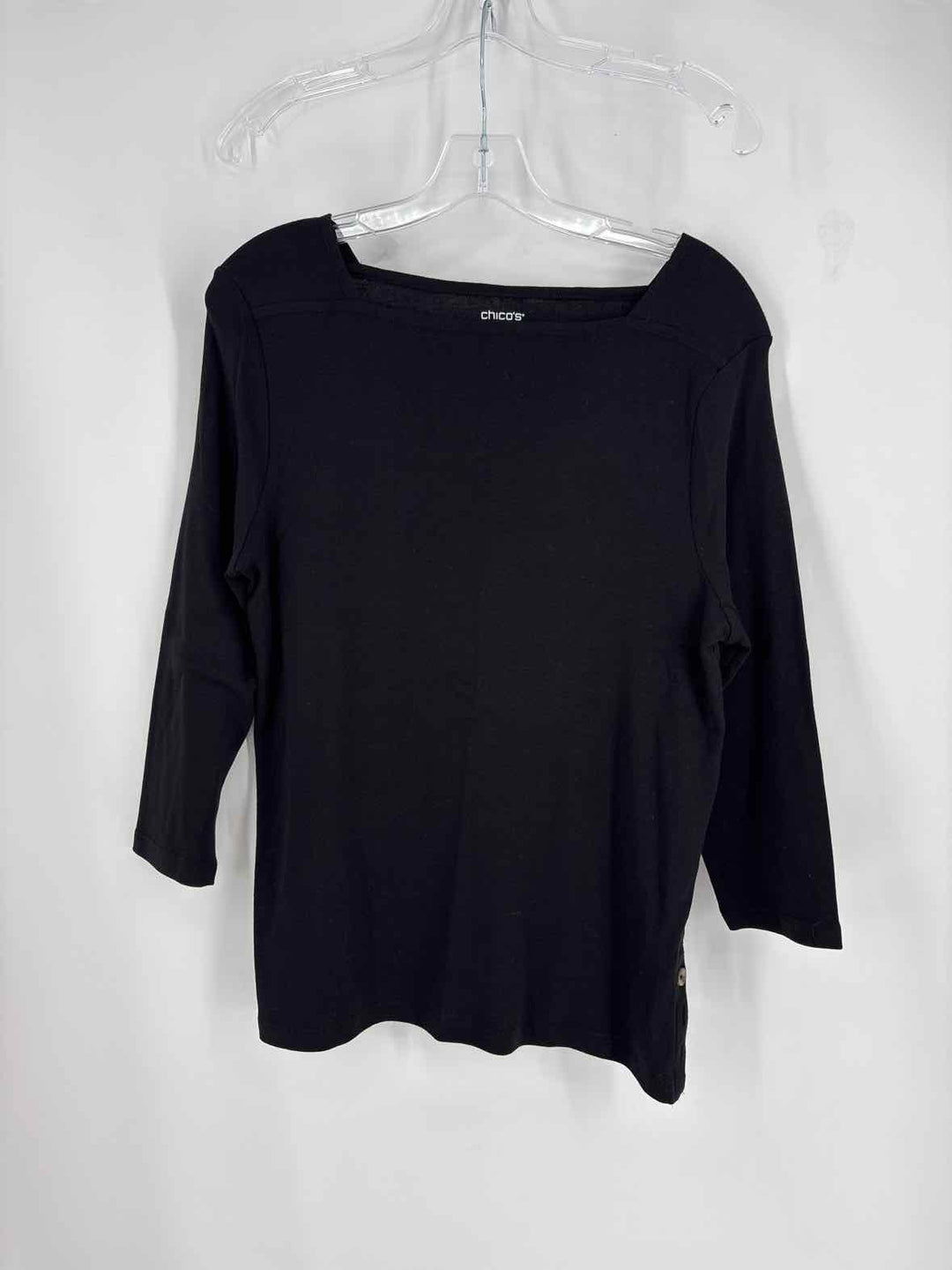 Size L Chico's Black Shirt