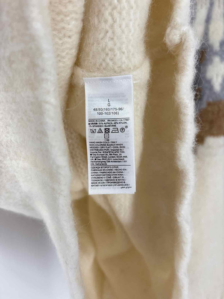 Size L Banana Republic Cream Sweater