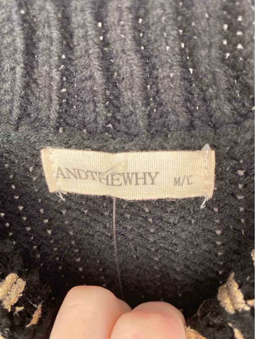 Size M/L Gold Knit Sweater