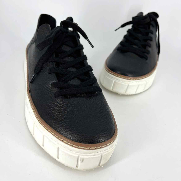 Shoe Size 9 Vince Camuto Black Leather Sneakers