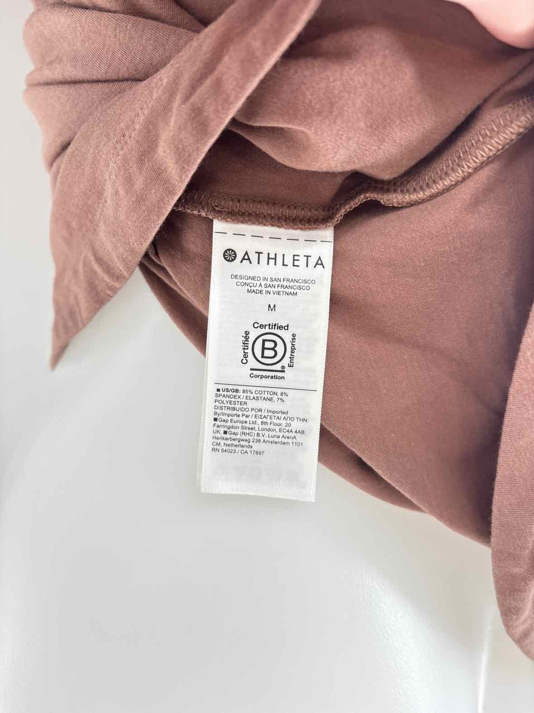 Size M Athleta Brown Shirt