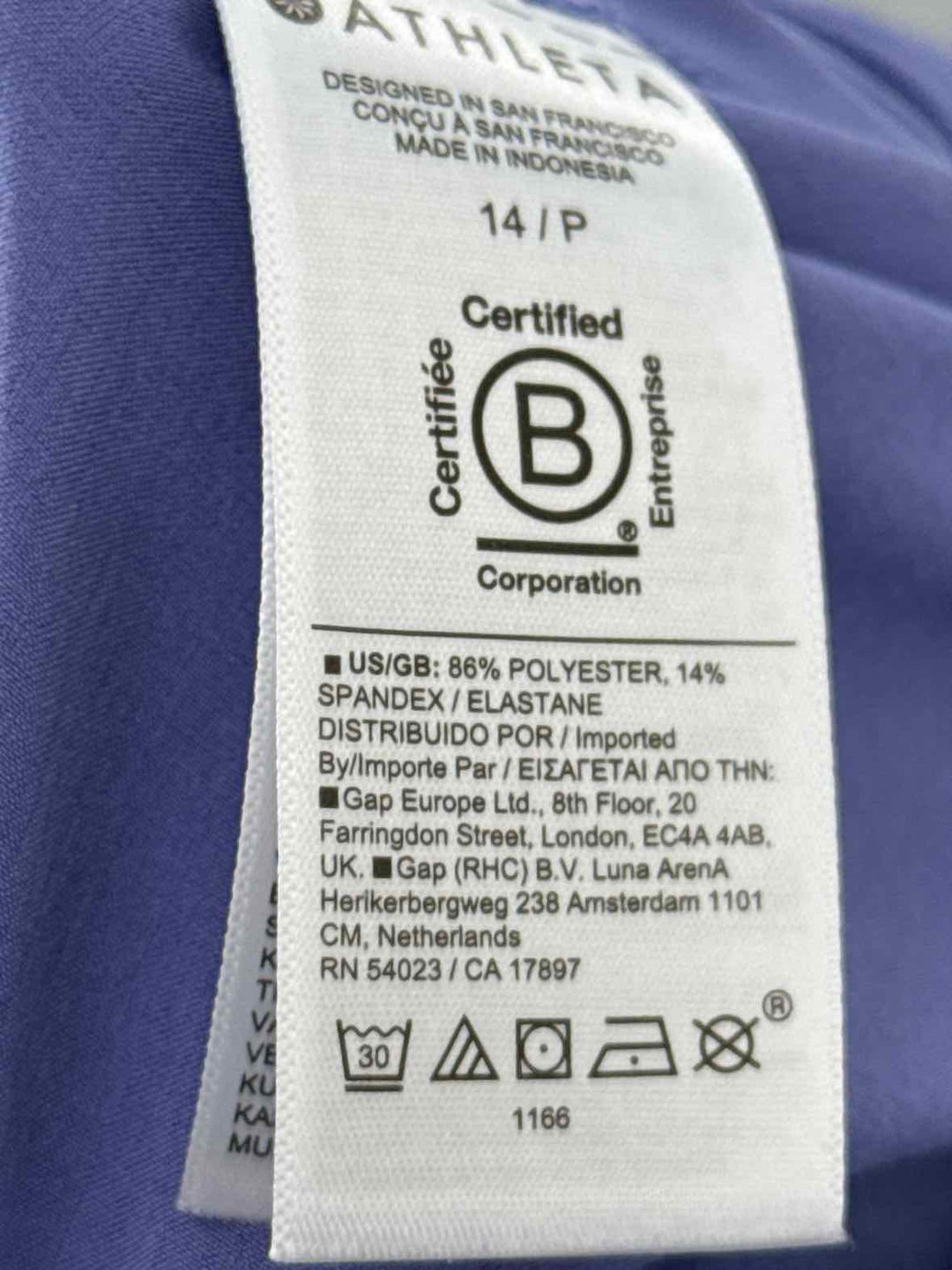 Size 14 Athleta Purple Pants