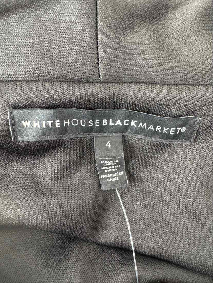 Size 4 White House Black Market Black/White Dress