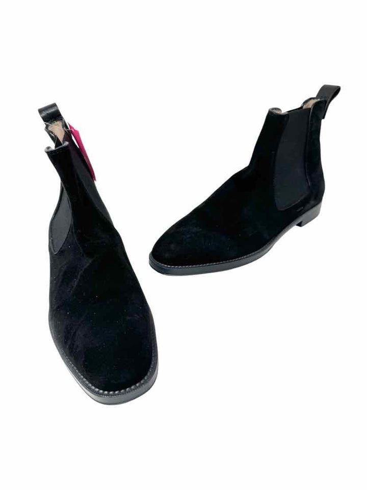 Shoe Size 7.5 Stuart Weitzman Black Suede Boots