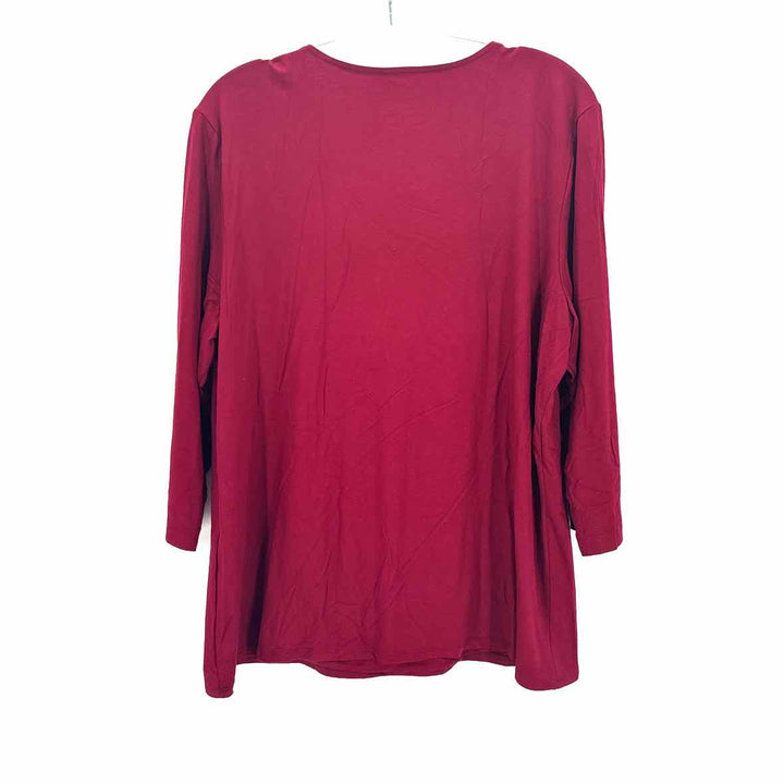 Size XL Chico's Fuschia Cotton Shirt
