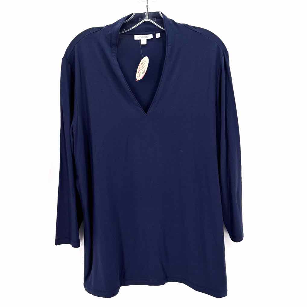 Size XL Chico's Navy Shirt
