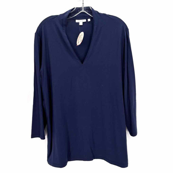 Size XL Chico's Navy Shirt