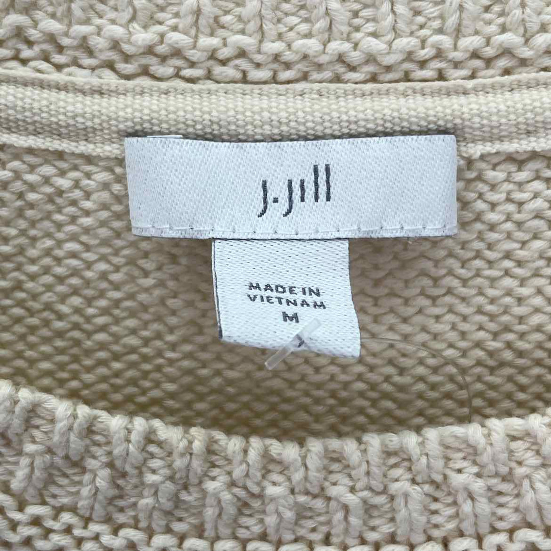 Size M J JILL Cream Vest