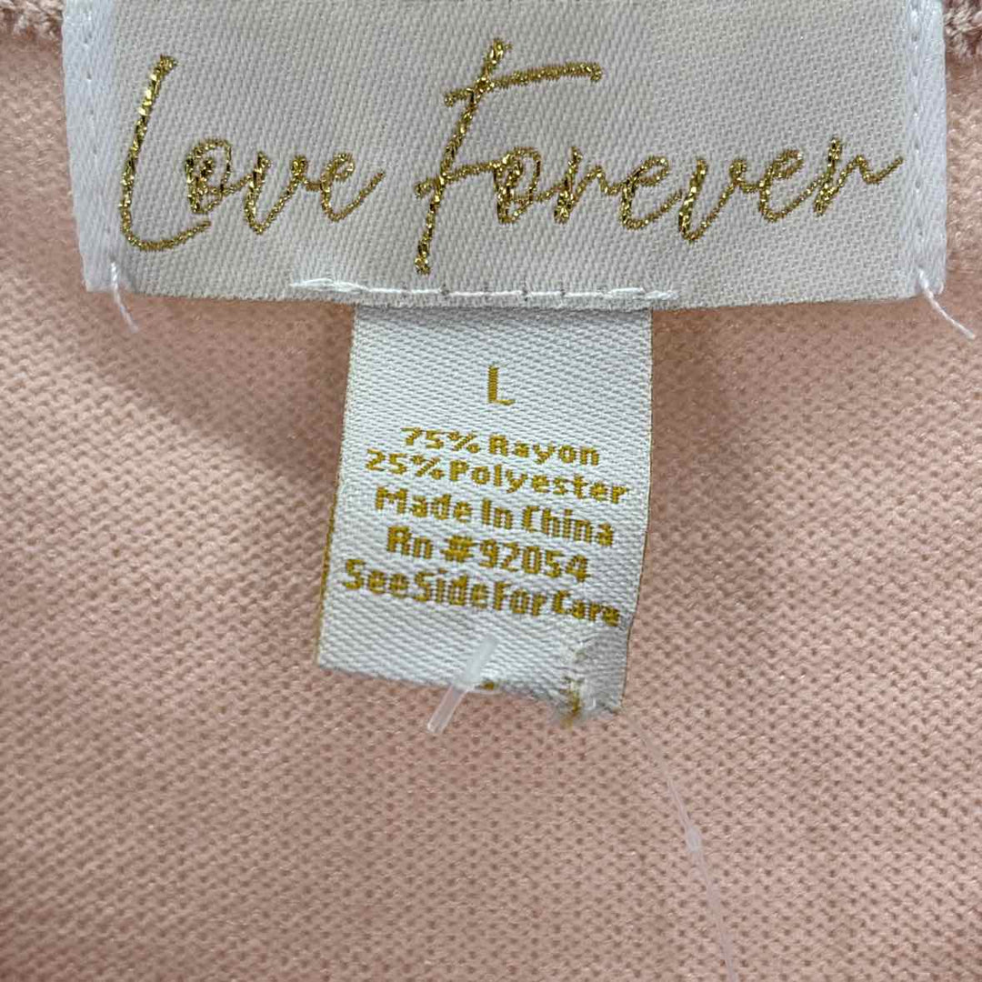 Size L Beige Knit Sweater
