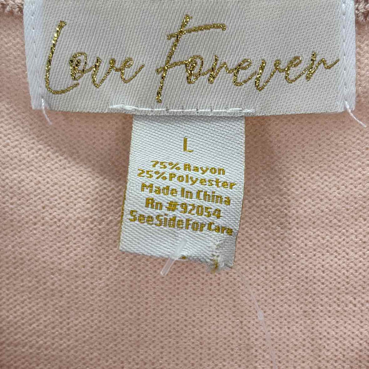 Size L Beige Knit Sweater