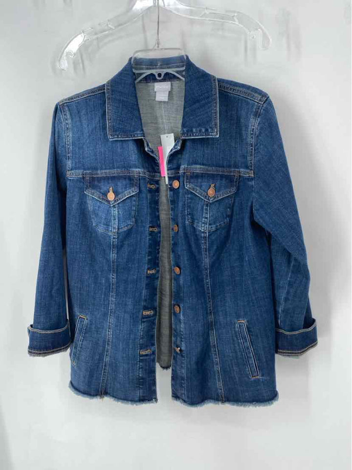 Size 12 Chico's Denim Jacket