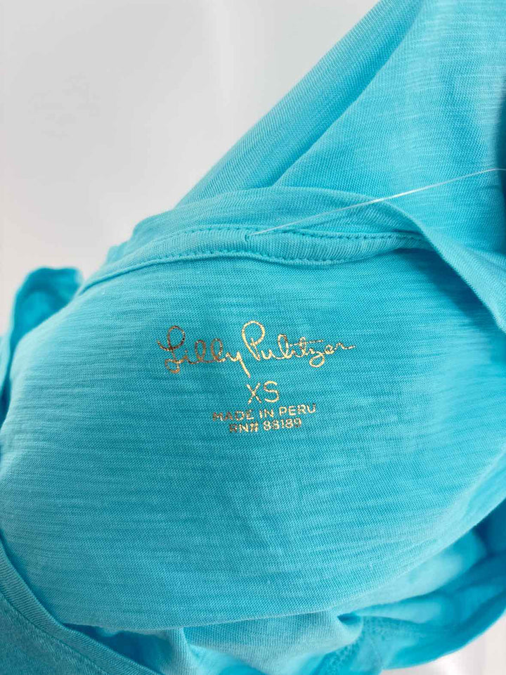 Size XS Lilly Pulitzer Blue Shirt