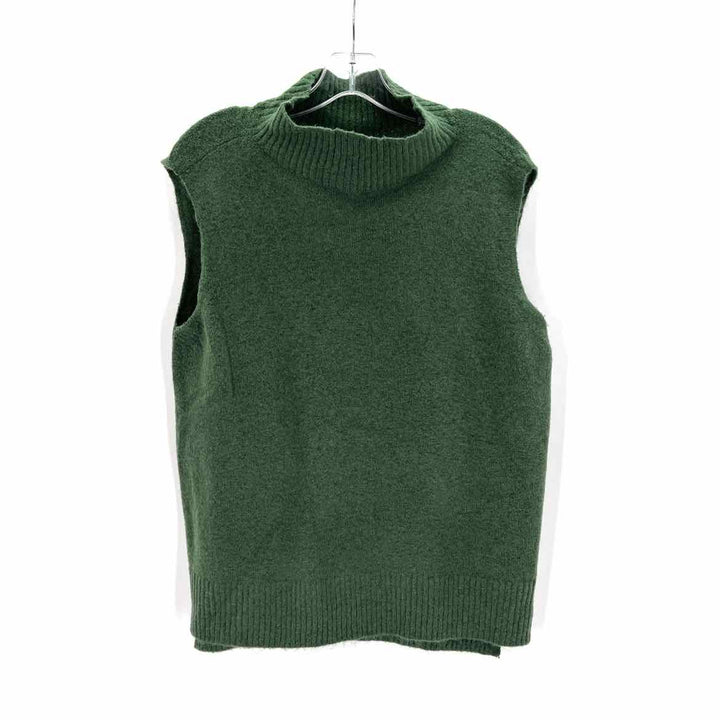 Size M Ann Taylor Green Knit Wool Sweater