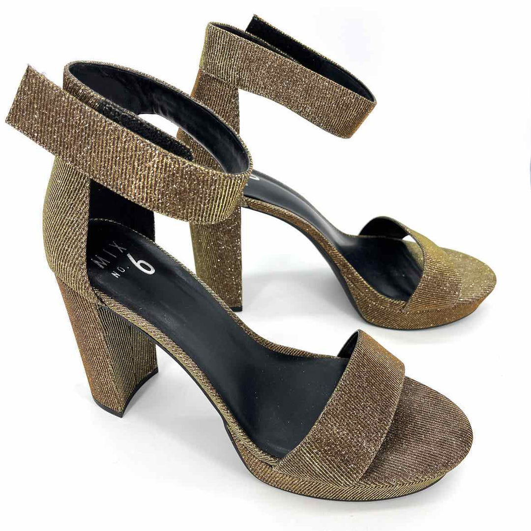 Shoe Size 11 Gold Heels