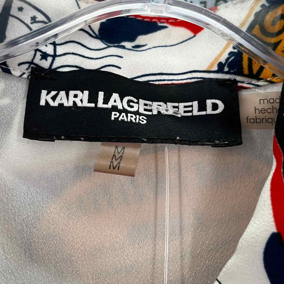 Size M KARL LAGERFELD Multi-Color Shirt