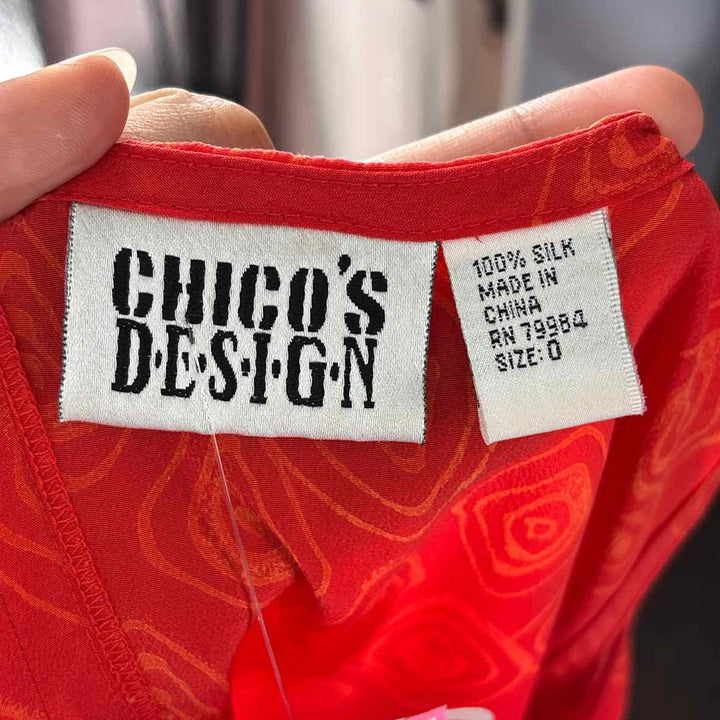 Size S Chico's Red Skirt