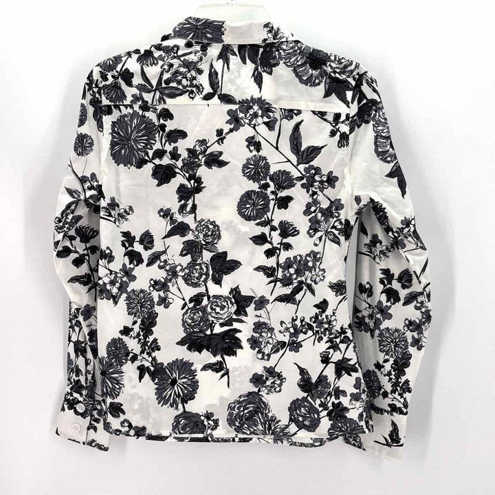 Size XS Talbots Black/White Shirt
