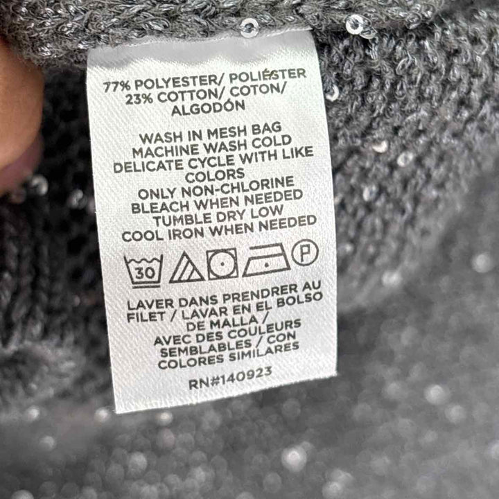 Size L Ann Taylor Gray Cardigan