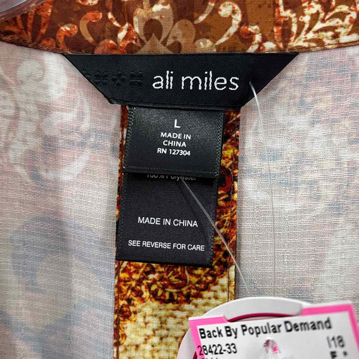 Size L ALI MILES Multi-Color Shirt
