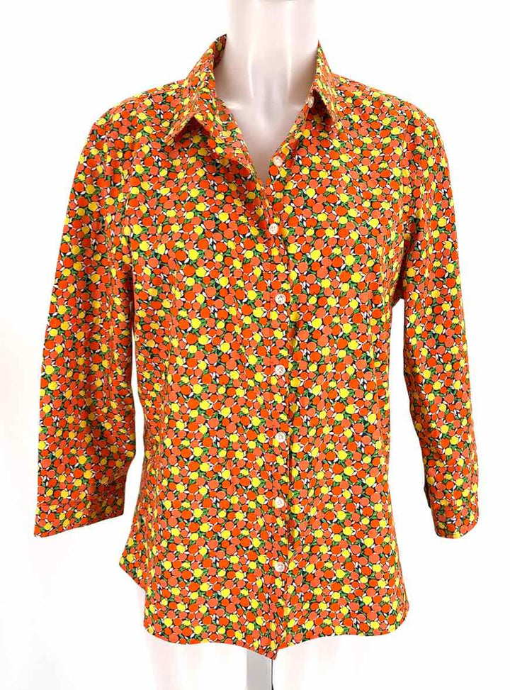 Size 12 LAND END Multi-Color Shirt