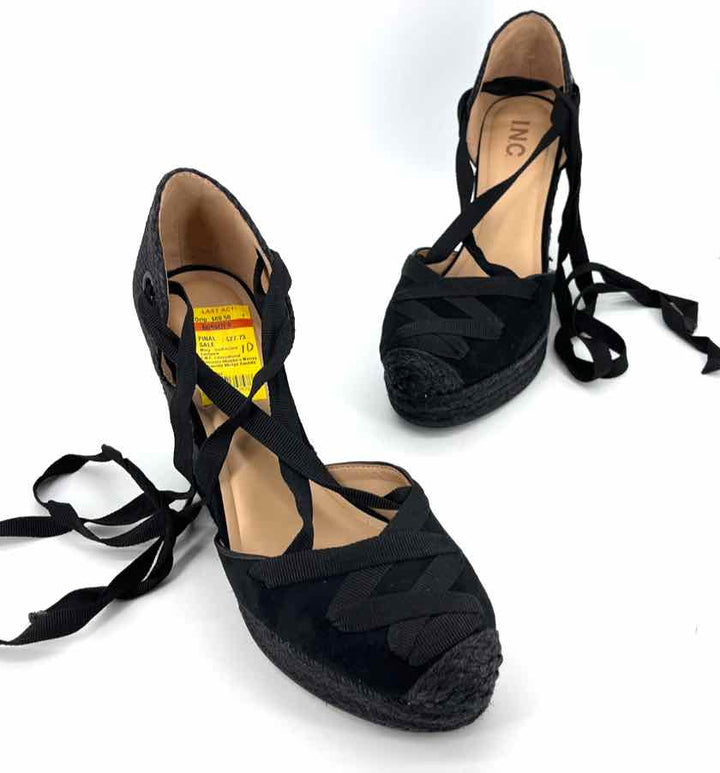 Shoe Size 10 INC Black Wedge