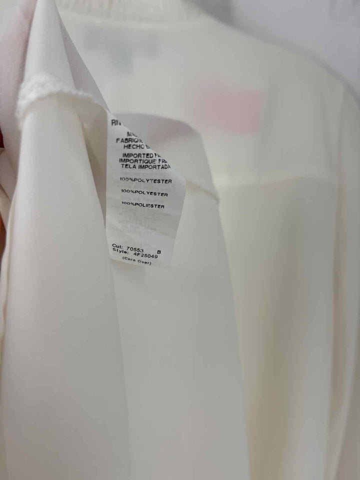 Size XS FIFTEEN TWENTY Cream Shirt