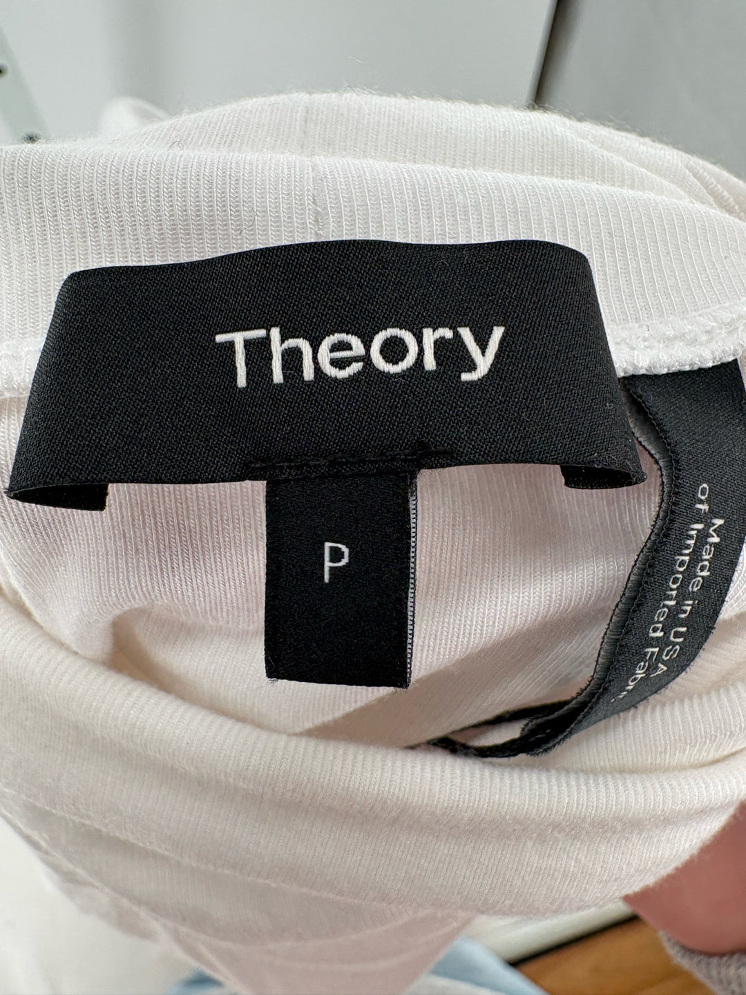 Size S THEORY White Cotton Shirt