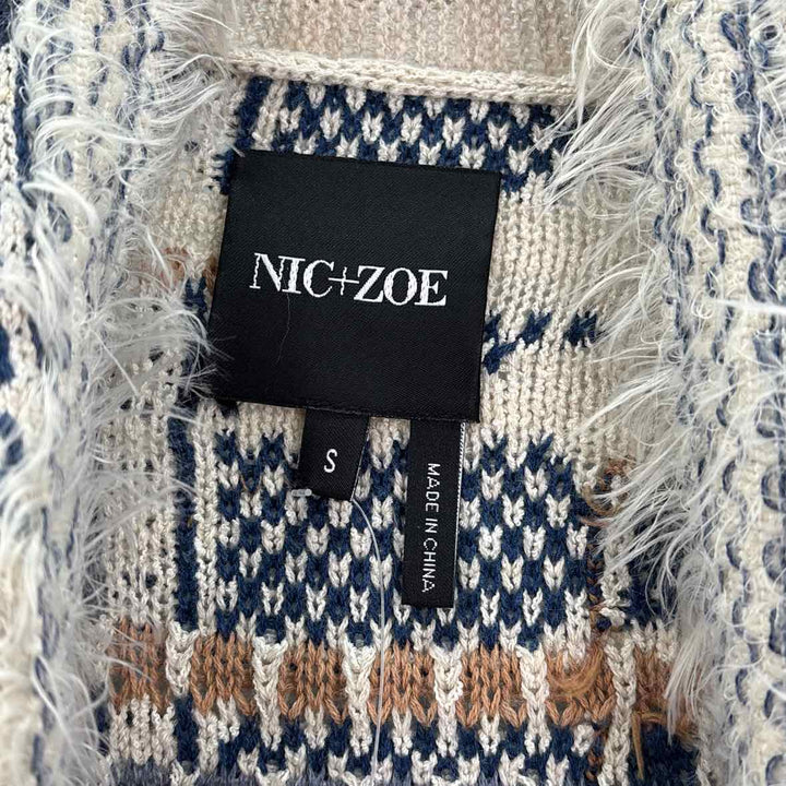 Size S NIC + ZOE Multi-Color Sweater