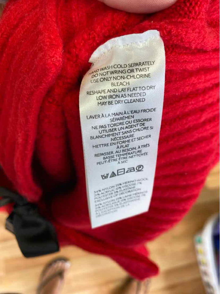 Size M Anthropologie Red Cardigan