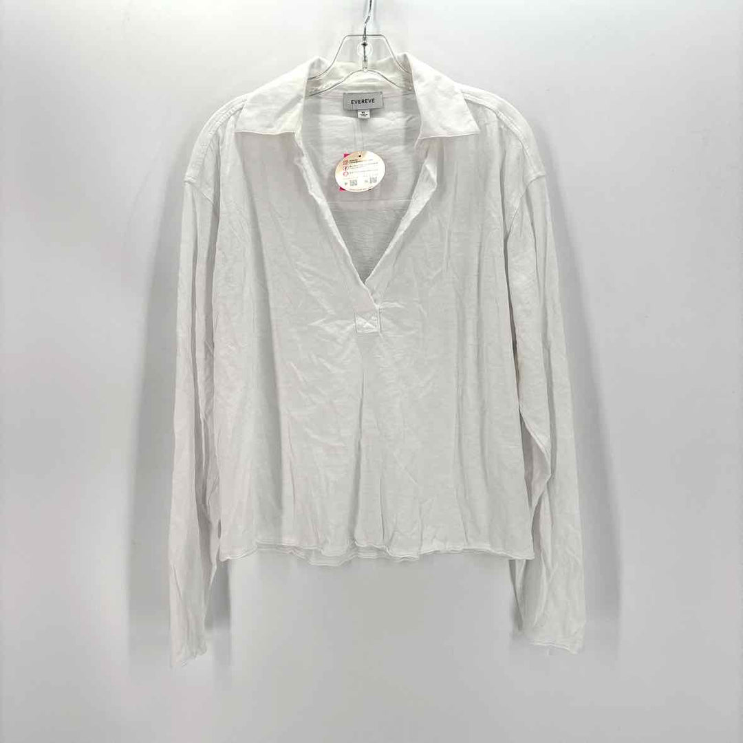 Size XL EVEREVE White Cotton Shirt