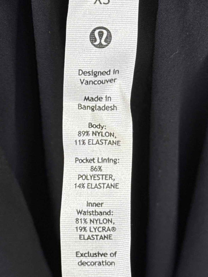 Size XS Lululemon Black Pants
